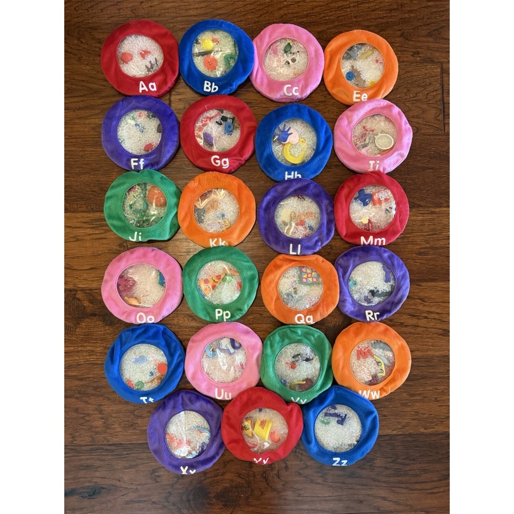 READ Lakeshore Learning Search Find Alphabet Bean Bags Letters Missing 3 Letters